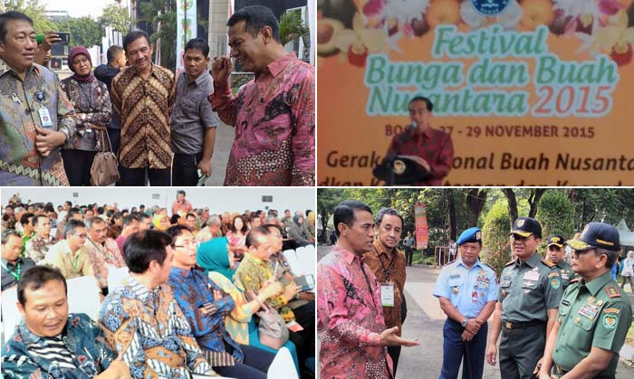 Mentan Pagi Ini Hadiri Karnaval Cinta Bunga dan Buah 2015 
